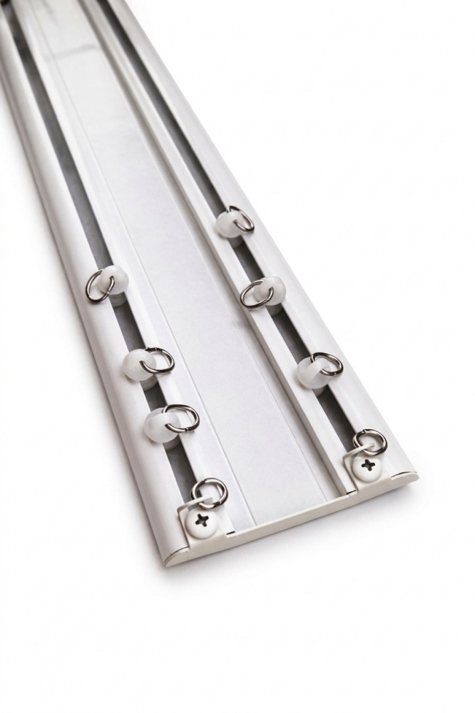 Карниз Karniz plus MS-2 двойной 150 см белый 1 шт.