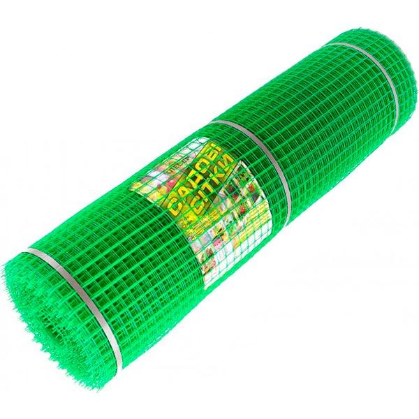 Сетка заградительная Клевер декоративная 20х20/1х20 зеленая