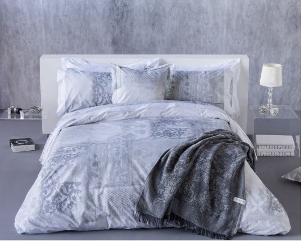 Комплект постельного белья Ariane семейный серый Guy Laroche Paris 