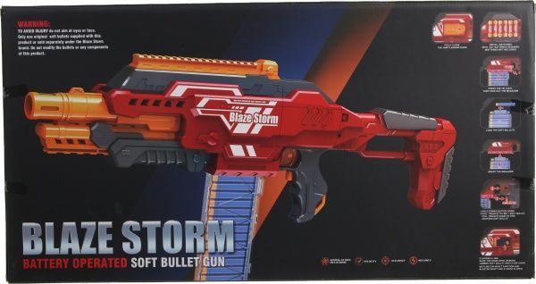 Игрушечное оружие Blaze Storm бластер с электроприводом + 40 пуль ZC7100