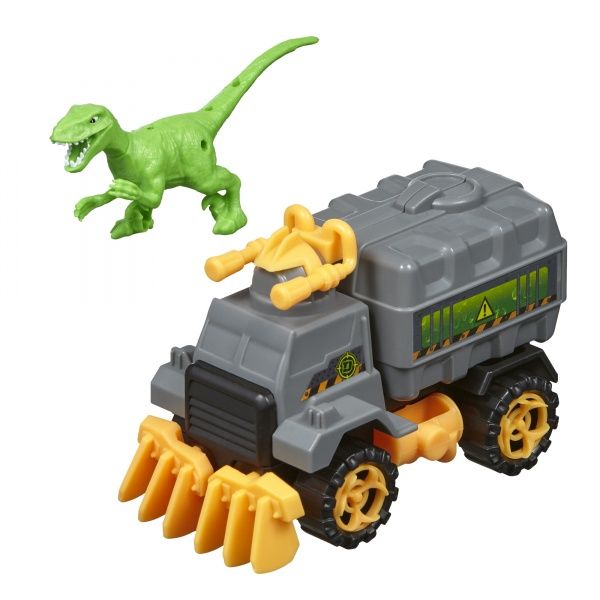 Игровой набор Road Rippers Машинка и динозавр Raptor green 20075