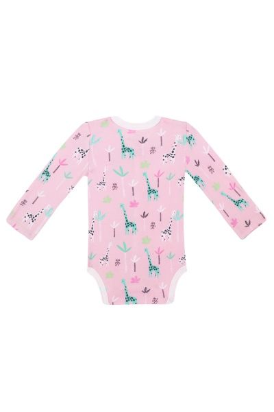 Боди для девочки р.56 розовый 