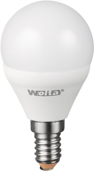 Лампа светодиодная Wolta 8 Вт G45 матовая E14 220-240 В 4000 К 25S45GL8E14 