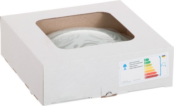 Светильник настенно-потолочный УТ Сяйво НПБ Роза 1x60 Вт E27 белый 2508 