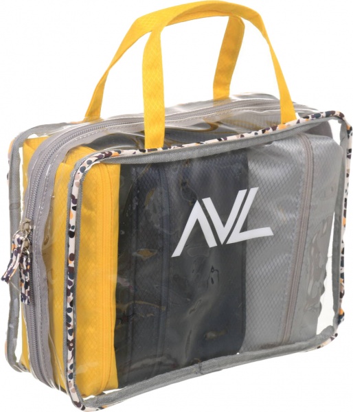 Набор косметичек AVL 36017 разноцветный 