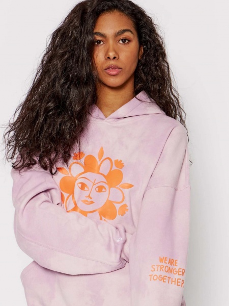 Джемпер Converse WHM OVERSIZED HOODIE 10024265-A02 р. XS рожевий