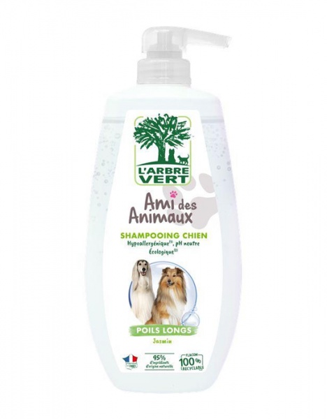 Шампунь Larbre Vert для собак с длинной шерстью с экстрактом жасмина 720 мл