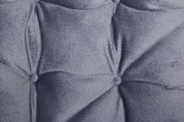 Подушка стеганая 9 закрепок серый Missoni 30