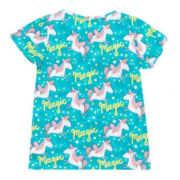 Футболка з коротким рукавом Соня “Єдинороги” 9635 р.128 різнокольоровий 