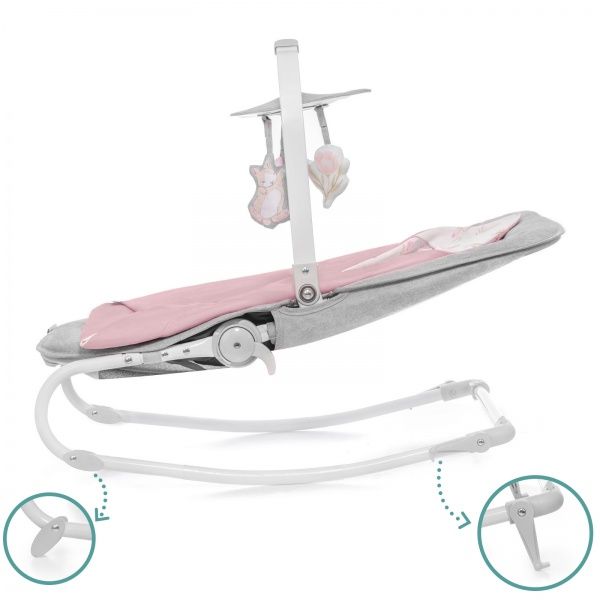 Кресло-шезлонг Kinderkraft Felio розовый