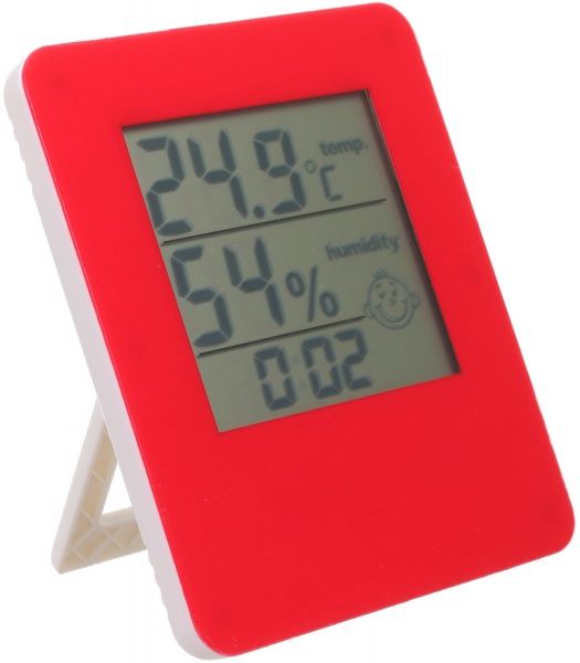 Годинник настільний Mood 10х1.5х12 см червоний