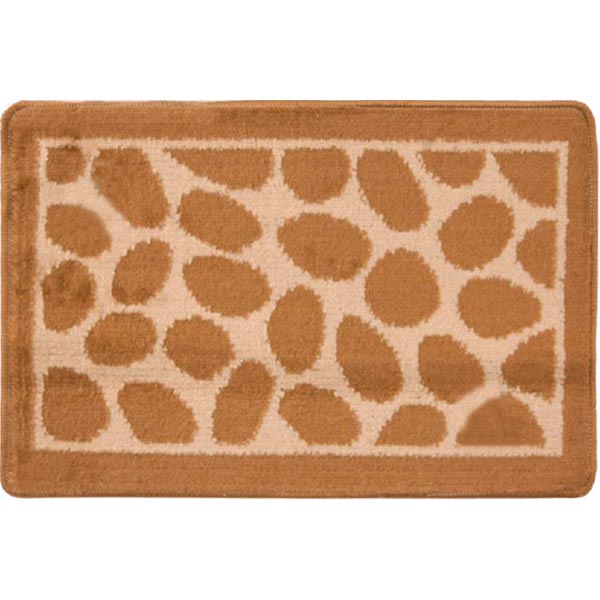 Коврик для ванной комнаты Dariana Камни 40х60 бежевый