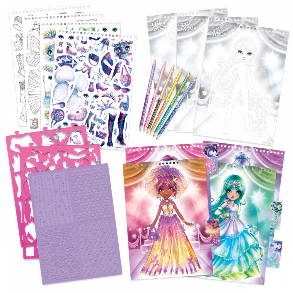 Набор для творчества Nebulous Stars Скетчбук: Звездный бал 11142