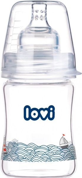 Бутылочка Lovi Diamond Glass Marine 150 мл 74/101