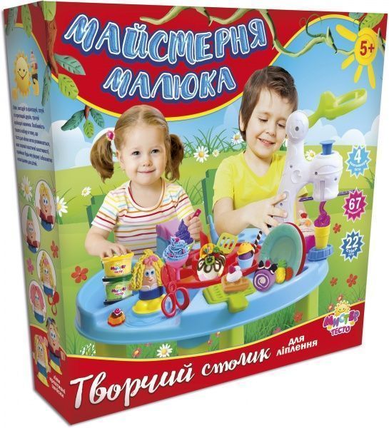 Набір для ліплення Strateg Містер тісто - творчий столик