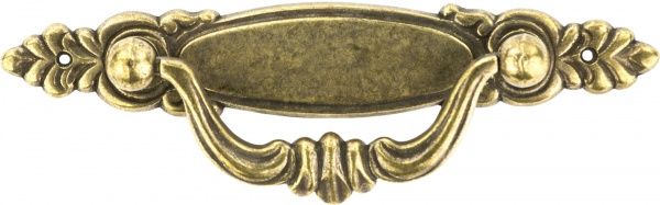 Меблева ручка 64 мм антична латунь REI 1090