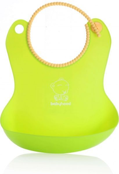 Нагрудник Babyhood зеленый BH-401G 