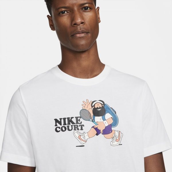Футболка Nike M NKCT TEE SLAM DC5376-100 р.XS білий
