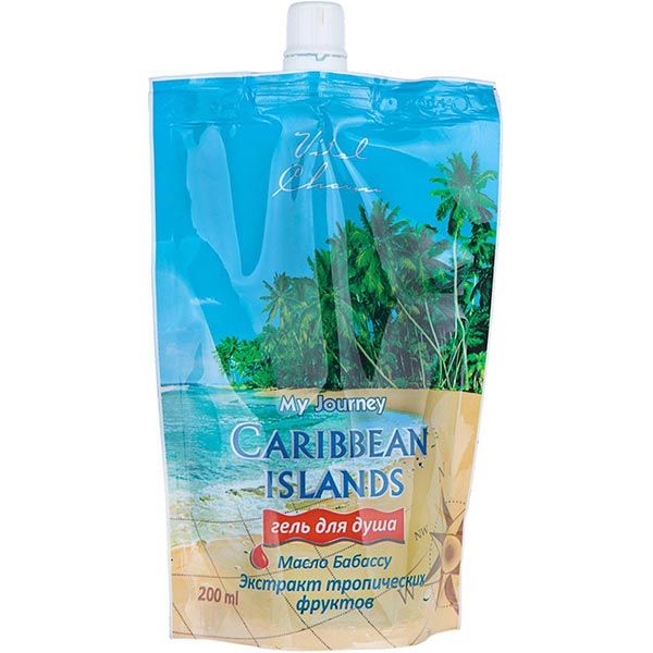 Гель для душа Vital Charm Carribien Islands дой пак 200 мл