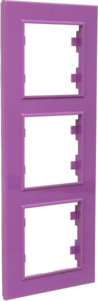 Рамка тримісна Makel Karea вертикальна бузковий