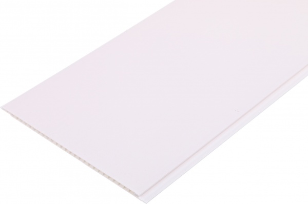 Панель ПВХ Белая (HW60101) 7,5х250х2970 мм (0.7425 кв.м.)