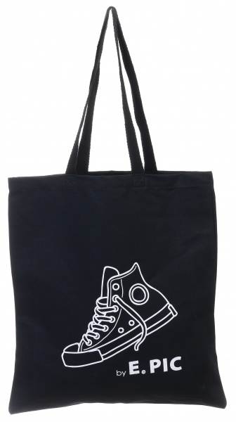 Екосумка Кеди 40х38 см чорний