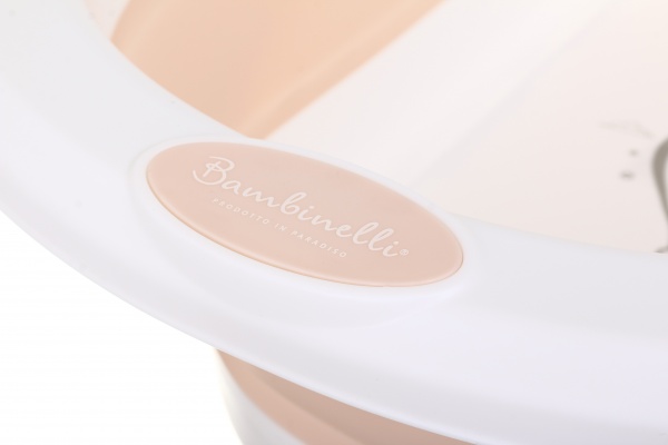Ванночка Bambinelli розкладная 84x51x22 см бело-розовый 
