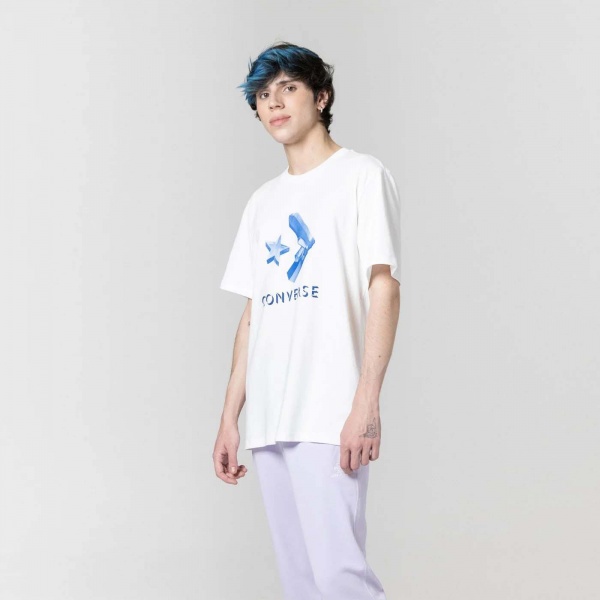 Футболка Converse CRYSTALS TEE 10024596-102 р.L белый