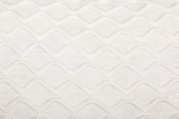 Подушка Хвиля 30x45 см молочний 