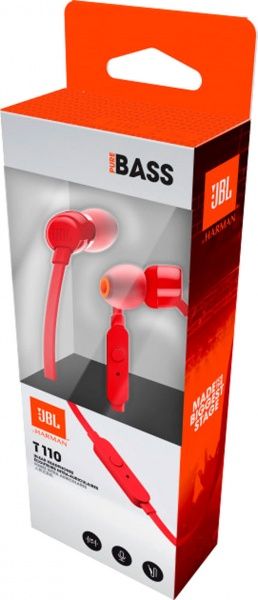 Навушники JBL® T110 red 