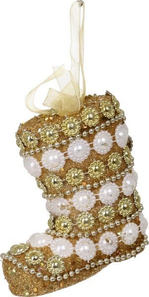 Ялинкова іграшка чобіток Сонечко SDK10993G 9 см 