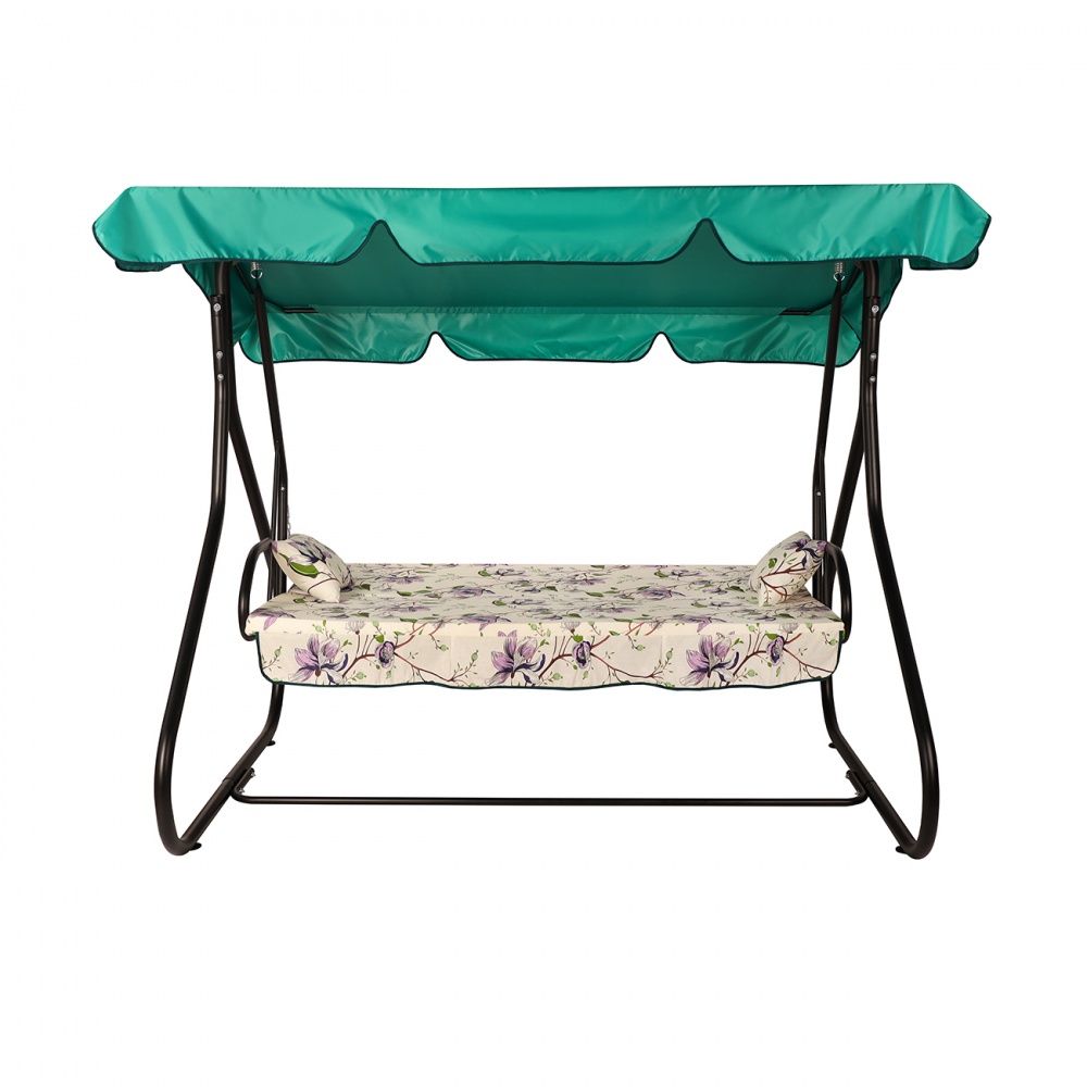 Качели Vitan Бакарди 1710х2110х1470 мм Голубые цветы на белом