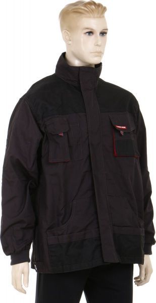 Куртка Lahti Pro LPBR0150 Куртка розмір M (50см) на: ріст 170-176см, об'єм грудей 96-104см, об'єм талії 82-86см LAHTI PRO р. M рост 3-4 LPBR0150 черно-красный