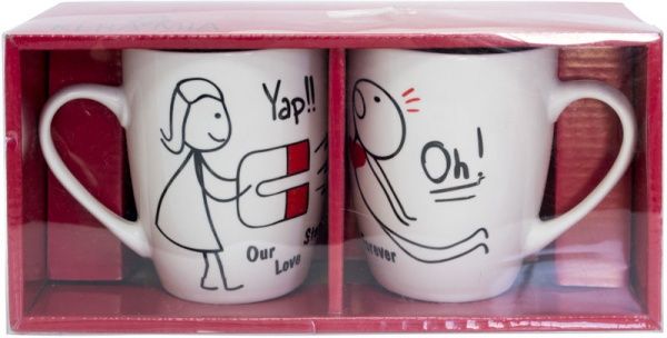 Набір чашок Магніт 360 мл 2 шт./уп. 21-279-025 Keramia