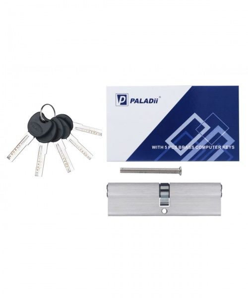 Циліндр Paladii ST ПЦ145 32х53 ключ-ключ 85 мм сатин