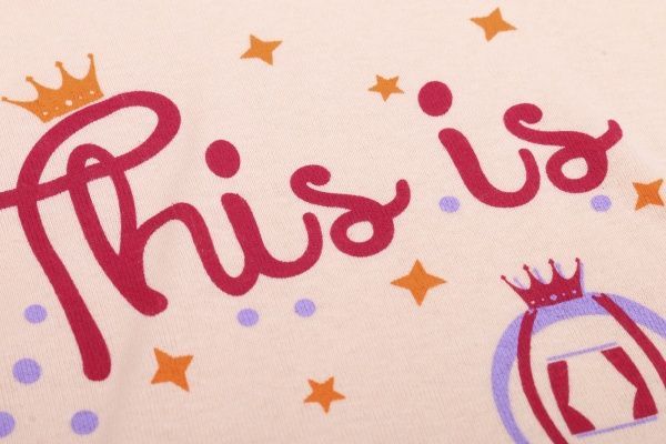 Піжама для дівчаток Фламінго р.128 помаранчевий/червоний 