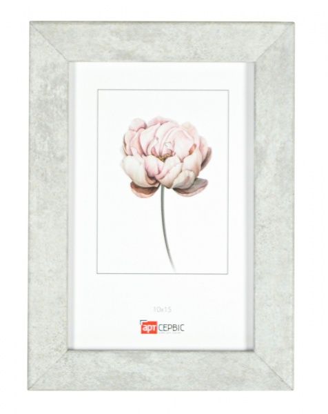 Рамка для фото Арт-Сервіс ЭА-01633 10x15 см бетон світлий 