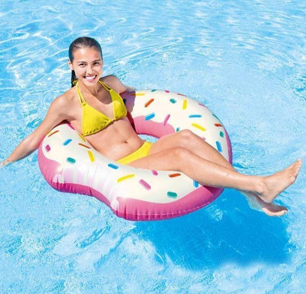 Круг надувной Intex 94 см Пончик 56265