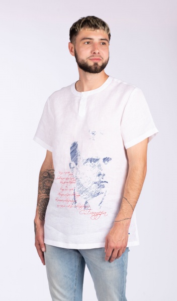 Вышиванка Эдельвика белый р. S 162-20/09 