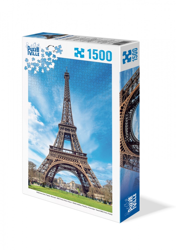 Пазл PUZZLEVILLE Эйфелева башня, Париж, Франция 1500 элементов PZL1500_1