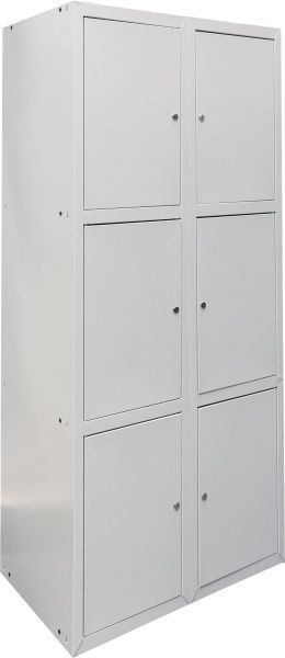Металлический шкаф ячеечный (камера хранения) Ferocon ЯШМ-26-01-08х18х05-7035 