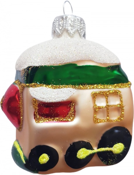 Подвеска Юріта Фигурка Паровоз белый