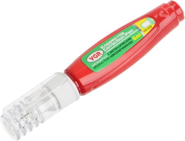 Коректор-ручка VGR 6 мл KM0309