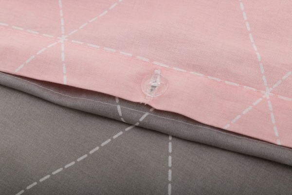 Комплект постельного белья Rhomb 2 140 TC розовый La Nuit 