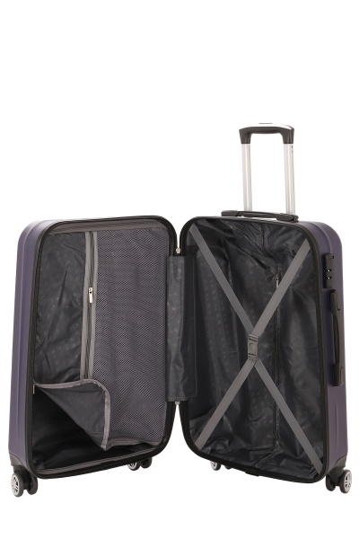 Валіза 70 л фіолетовий MCS V354 на 4 колесах M 24