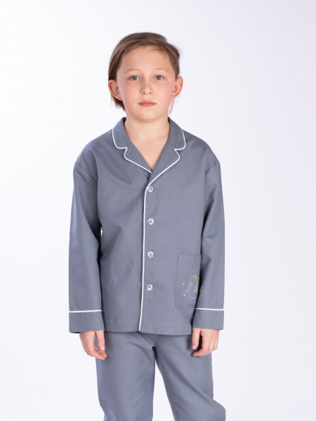 Пижама для мальчиков Эдельвика р.122 синий 430-21/00 