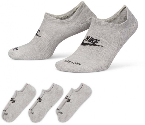 Шкарпетки Nike Everyday Plus Cushioned DN3314-063 р.S сірий