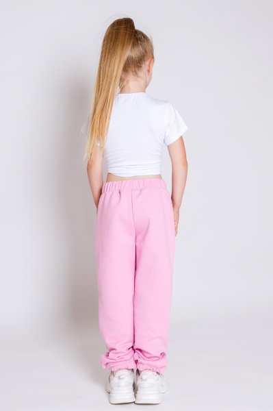 Штаны для девочек KOSTA д/д р.122–128 розовый 2365-7 
