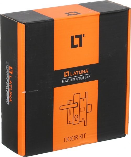 Замок врезной с ручками Kumru PB/BN PZ 62 мм латунь