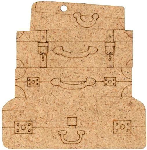 Заготовка Чемодан 8x8 см 5 шт. Rosa Talent 